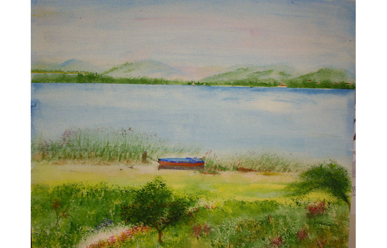 Aspettativa, 30x40 acq. su cartoncino