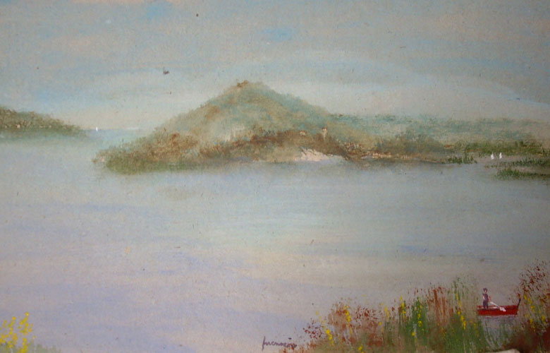 Lago di Como, 20x35 acq. su carta