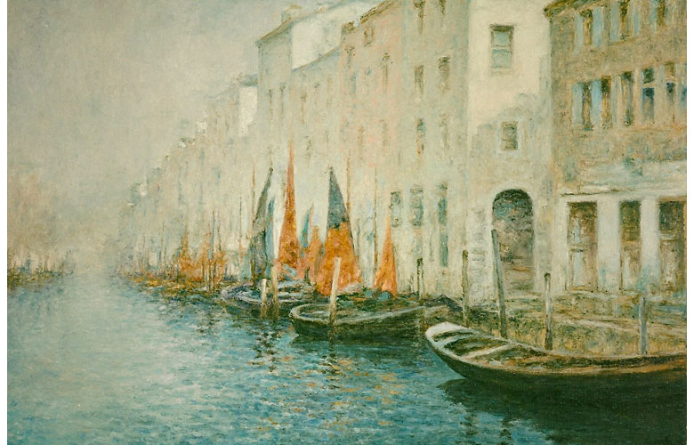 Foschia a Venezia, 60x90 olio su tela - Anno 2003