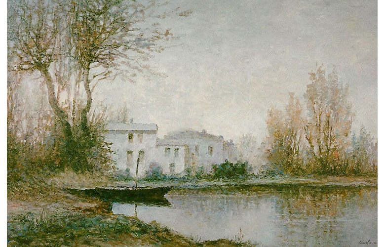 Paesaggio mistico, 60x90 olio su tela - Anno 2004