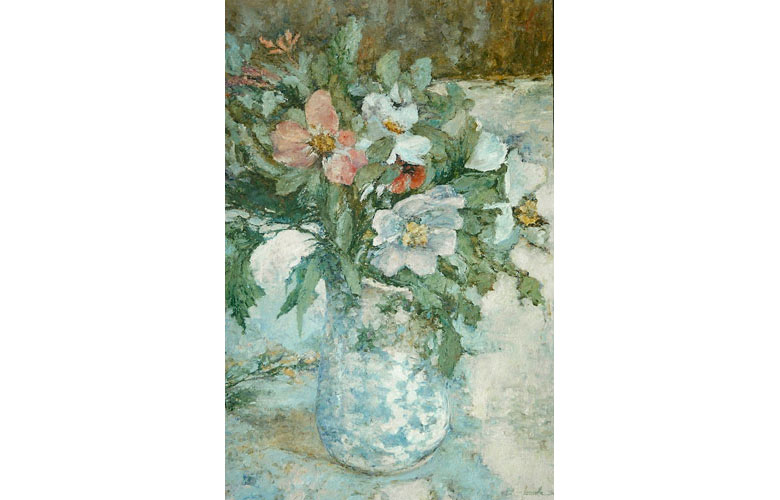 Floreale, 40x60 olio su tela - Anno 2004