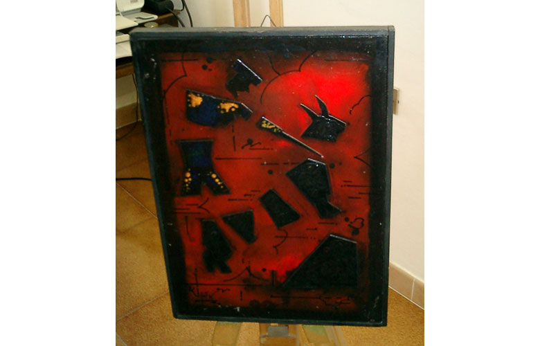 La corrida, olio su tela - Anno 2000